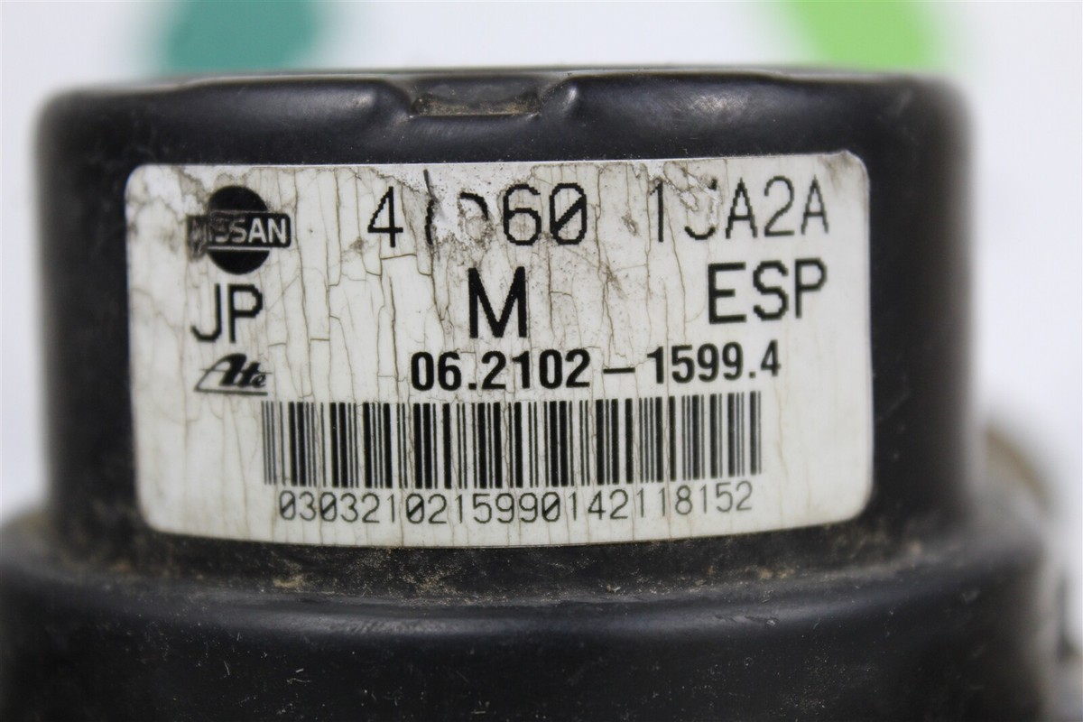 476601JA2A Nissan Quest 11-16 ABS ANTILOCK Pump Control