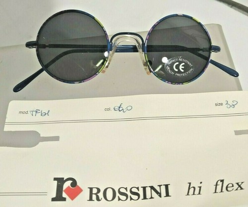 ROSSINI TFb1 040 taglia 38 HI FLEX OCCHIALI NUOVI da SOLE TONDI impact  resistant | eBay