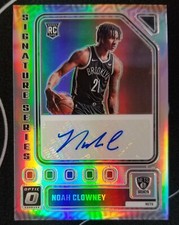2023-24 Donruss Optic Signature Series Autograph Holo Noah Clowney RC Nets