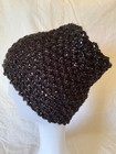Ob.D. Handmade, Hand Knit, REFLECTIVE Team Spirit Snood/Cowl Black & Orange — photo 4