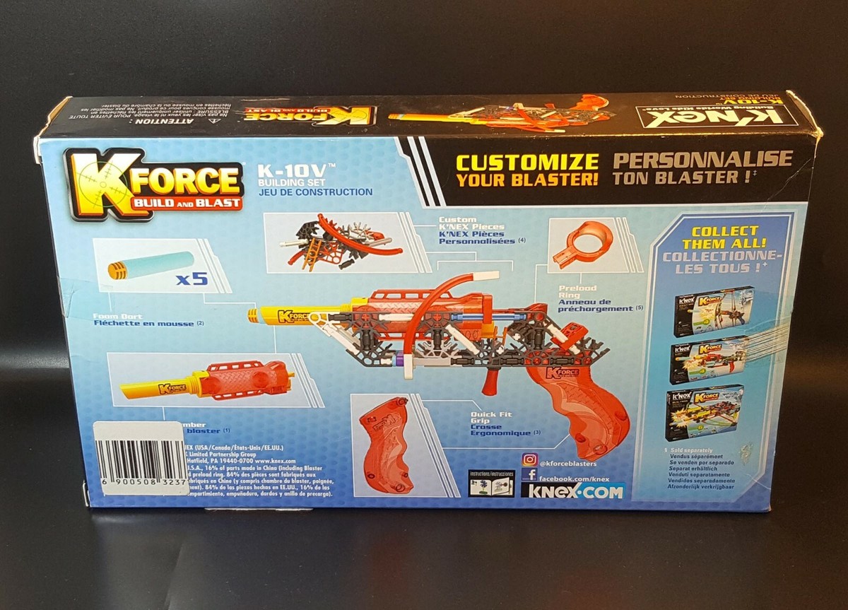 KNEX K'nex K-Force Build and Blast K-10V Building Set | eBay