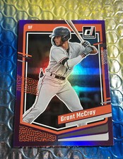 2023 Donruss Baseball Base Holo Purple #145 Grant McCray - San Francisco Giants