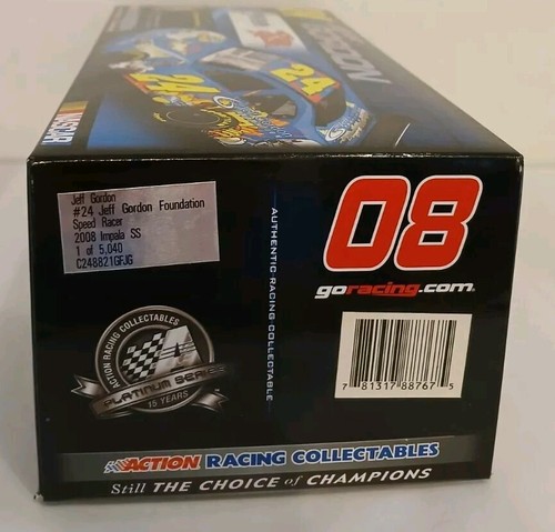 1:24 Action Jeff Gordon #24 Jeff Gordon Foundation Speed Racer 2008 Impala SS - Picture 4 of 4