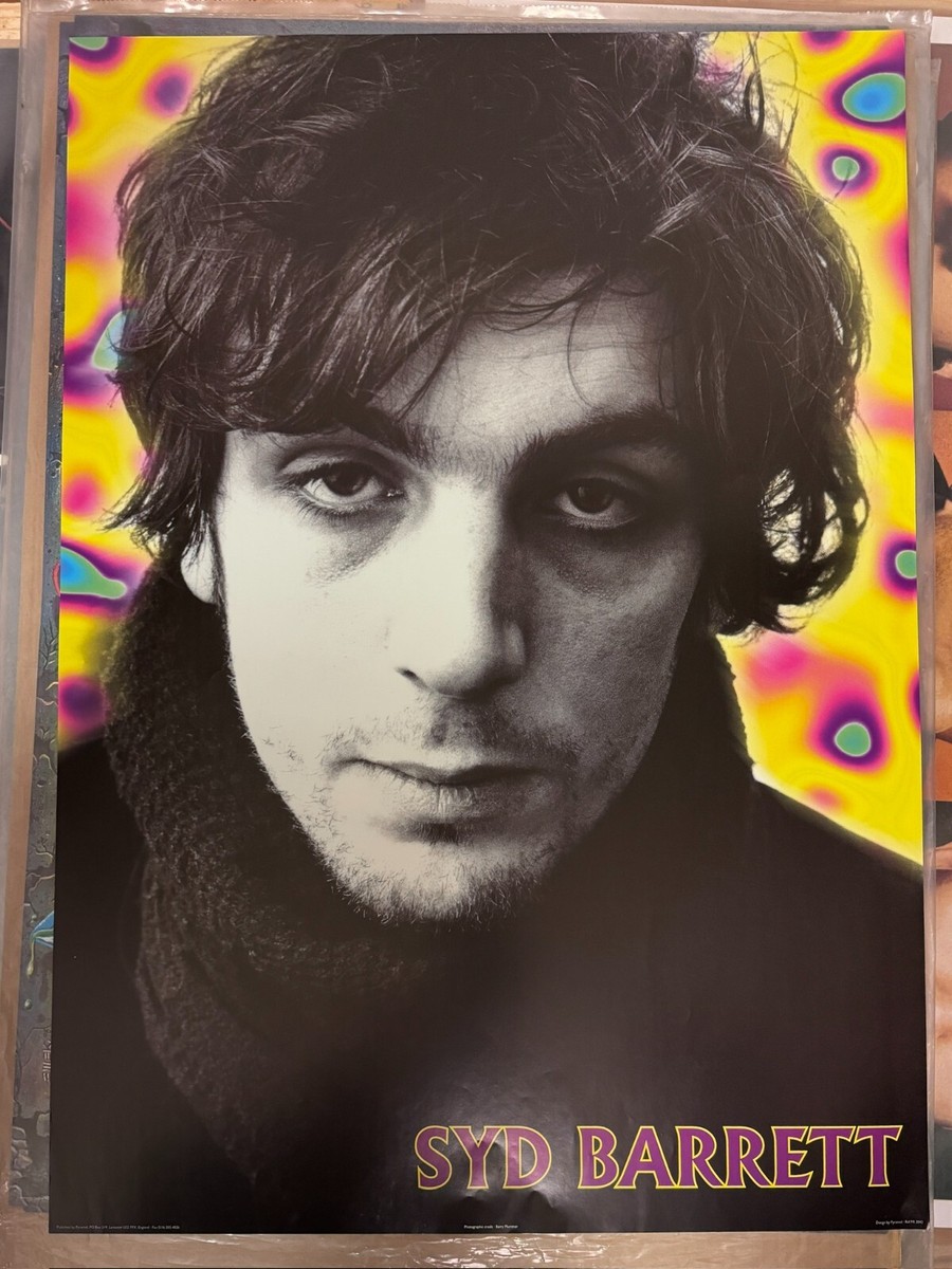 Syd Barrett Poster 1990s Pink Floyd Deadstock UK NOS 24