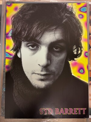 Syd Barrett Poster 1990s Pink Floyd Deadstock UK NOS 24