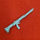 GI Joe Weapon SGT SAVAGE Silver Machine GUN #2 1995 Original Accessory