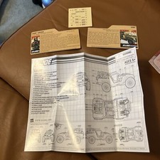 GI Joe Vamp Jeep 2008 25th Anniversary File Card Sticker Sheet Instructions 
