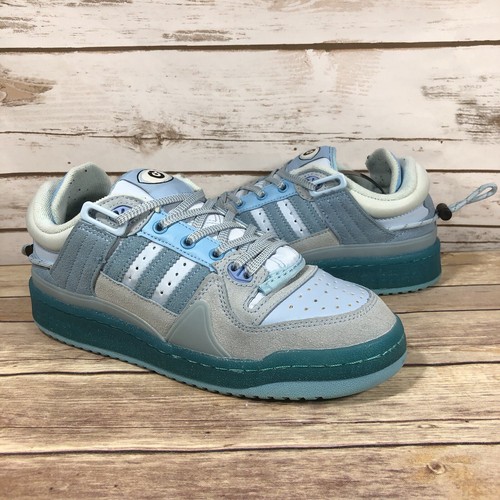 Adidas Forum Buckle x Bad Bunny Low Blue Tine Shoes Mens Size 7 Athletic*** - Picture 2 of 13