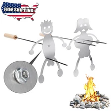 Funny BBQ Sticks Boy&Girl Men&Women Style Fork Hot Dog Roasting Campfire Tools