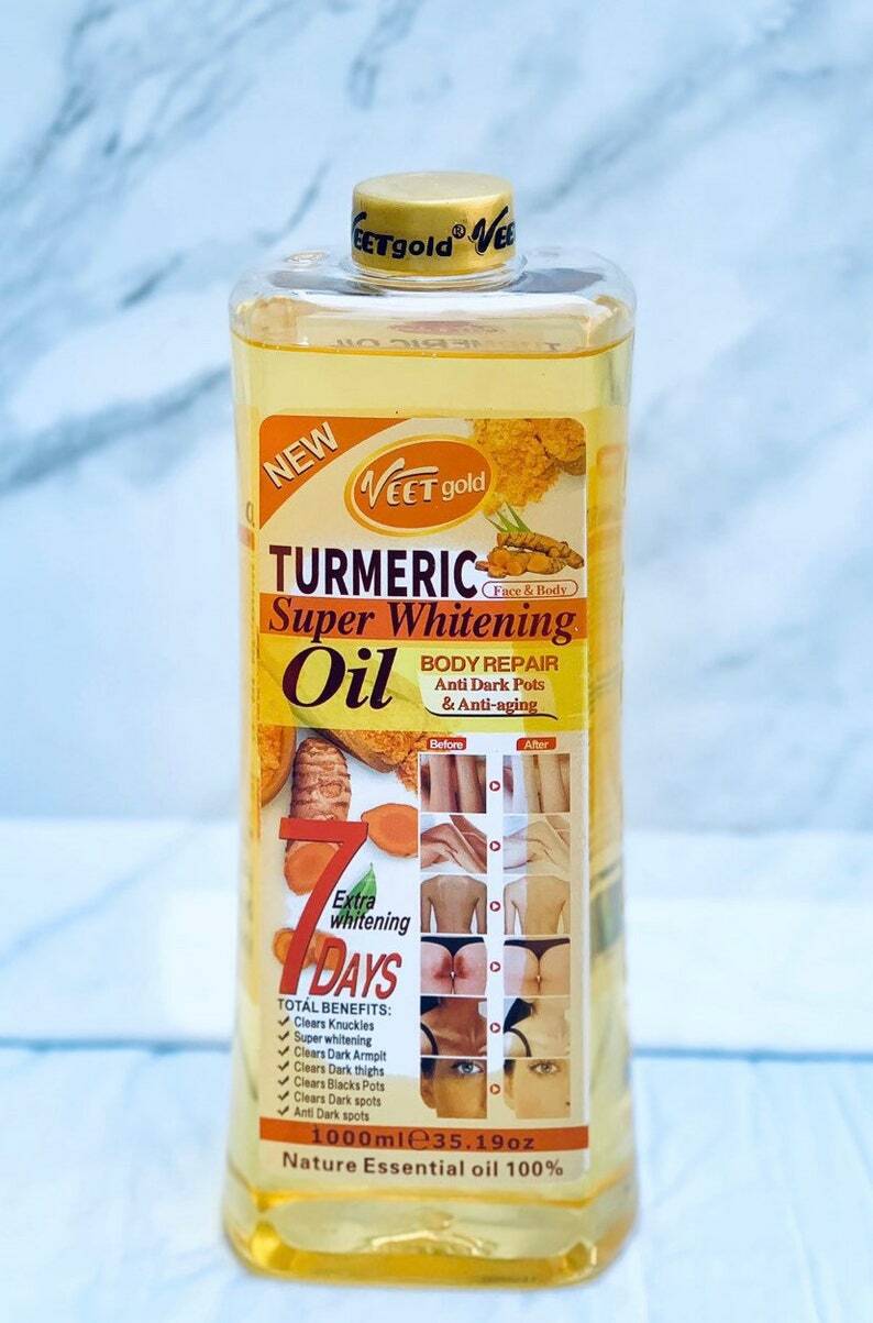 Veet Gold Tumeric Super Whitening Oil 1000ml 