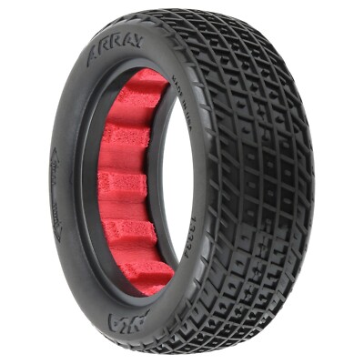 AKA 13334KR 1/10 Array Medium Soft 2WD/4WD Front 2.2'' Dirt Oval Tires (2)