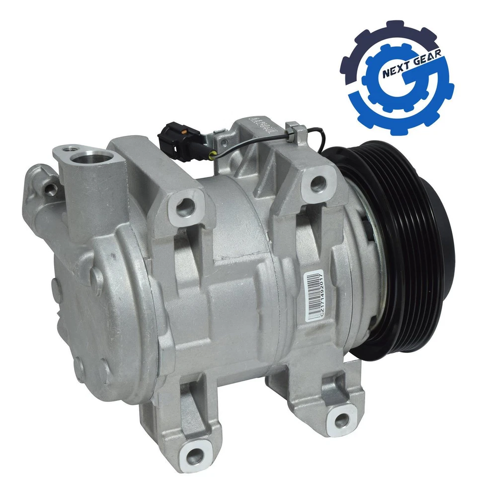 New UAC A/C Compressor and Clutch for 2002-2006 Nissan Altima CO10778JC - Image 2 of 2