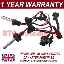 2X BULBS FOR AFTER MARKET HID CONVERSION KIT XENON 6000K ICE WHITE 35W PLUG IN