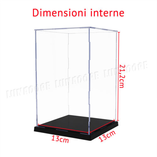 Teca Plexiglass Vetrina Acrilico Espositore per Action Figure 30cm, Modellino - Foto 13 di 32