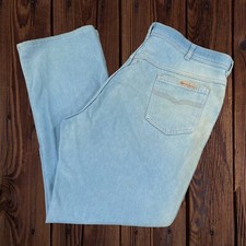 Vintage 80s Sportabouts Jeans Mens 42x30.5 Stretch Blue Denim Faded Made in USA