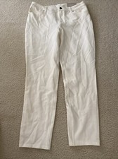 Chico  s Slim Leg White Pants Chico  s 1.5R US 10R 
