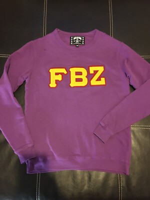 Flatbush Zombies FBZ Greek Varsity Letter Sweatshirt Mens Size XS