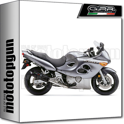 GPR EXHAUST HOM FURORE BLACK SUZUKI GSX 600 F 2002 02 2003 03 2004 04 2005 05