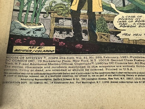 DC Comics House Of Mystery Issue #289 Schools Out Forever Comic Book 1981 - Picture 7 of 8