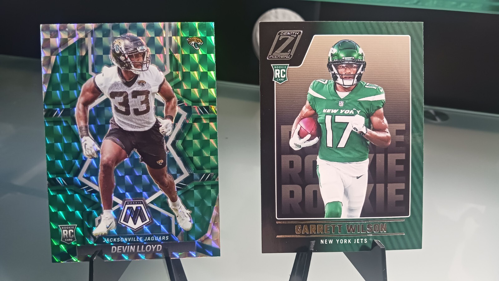 Devin Lloyd 2022 Panini Mosaic NFL GREEN PRIZM PARALLEL Rookie #375 JAGUARS