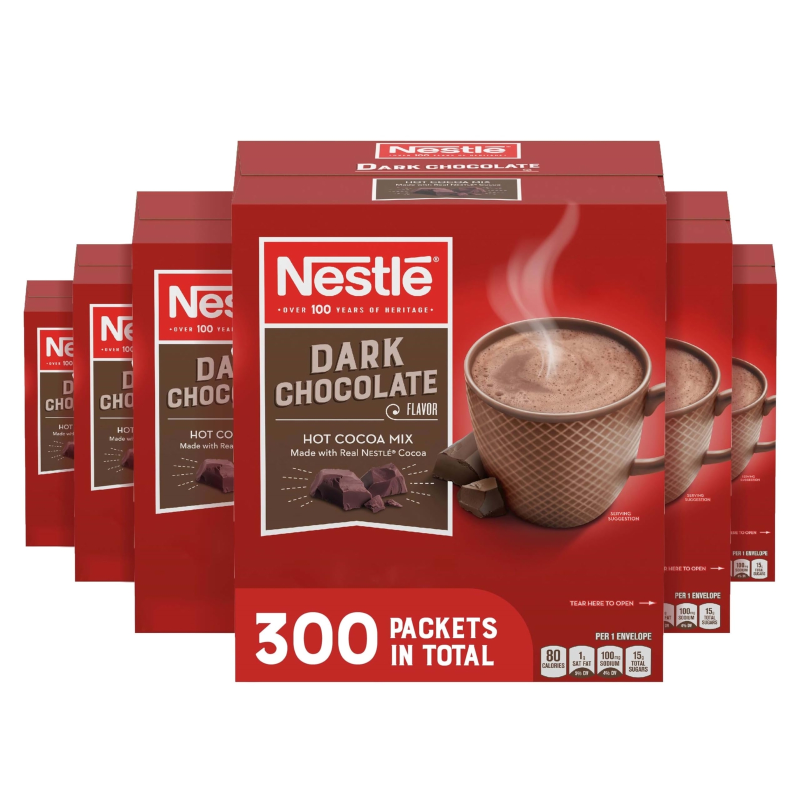 Nestle Hot Chocolate Packets, Dark Chocolate Flavor Hot Cocoa Mix, Made with ...