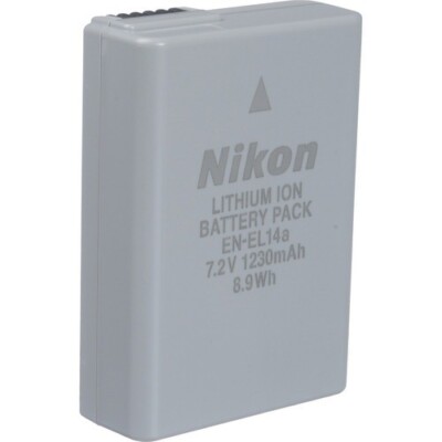 NEW Genuine Nikon EN-EL14a Battery For Nikon D5300 D5200 D5100 D3300 D3200 D3100