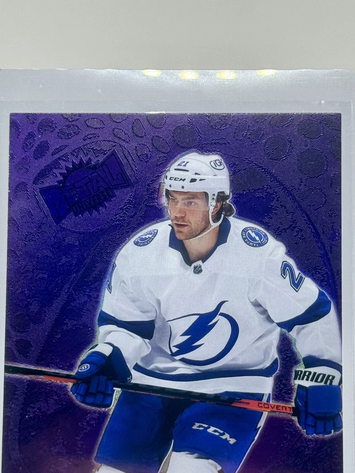 2022-23 Metal Universe #31 BRAYDEN POINT Purple *SP* 154/199 - TB LIGHTNING - Image 3 of 4