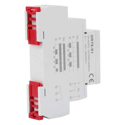 GRT8-S1 Mini Asymmetric Cycle Timer ON/OFF Repeat Cycle Time Relay AC/DC12-240V♡ - Picture 6 of 7