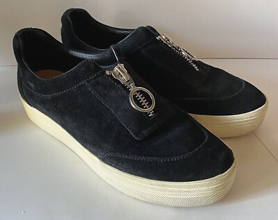 Dolce Vita Trissa Suede - Leather Upper Material Zipper Style Sneakers 9  *VGC