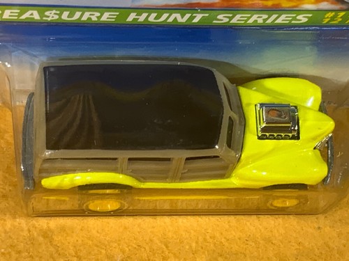 P9-66 HOT WHEELS TREASURE HUNT - ‘40’s WOODIE - 1997 - #428 - YELLOW - NIB - Picture 4 of 11