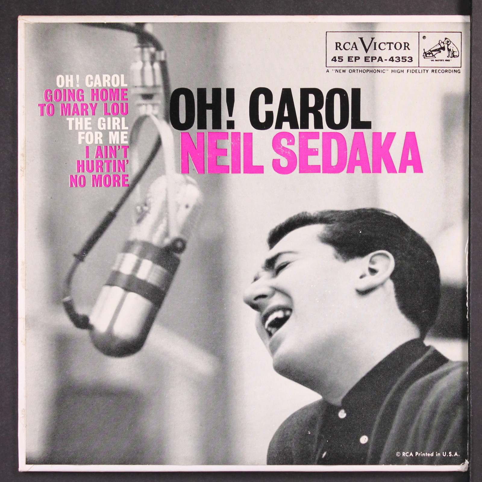 NEIL SEDAKA oh! carol RCA 7" EP 45 RPM eBay