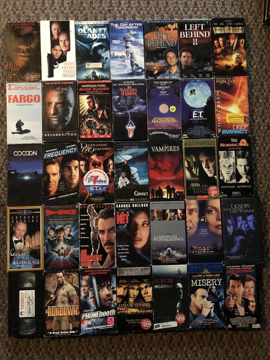Huge Rare Horror Sci-fi Vhs Lot Day after Tomorrow