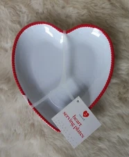 Target Bullseye Playground Valentine's Day Heart Melamine Plates Appetizer 2pk