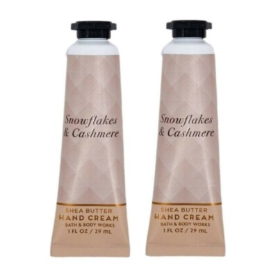 Bath and Body Works Snowflakes and Cashmere Shea Butter Hand Cream 1.0 Fluid