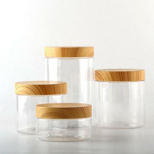 Transparent Plastic Bottle Body With Lid Container I6X0 Containers Kitchen Y3S4 - Picture 2 of 17
