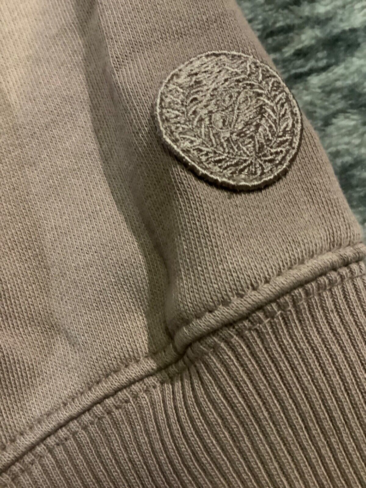 Victoria's Secret Pink Oversized Hoodie + Leggings Set Iced Coffee Silver L XL