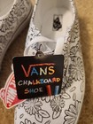 NIB Vans  Chalkboard Authentic  In Kids Size 6 , Color Me Daisies — photo 1
