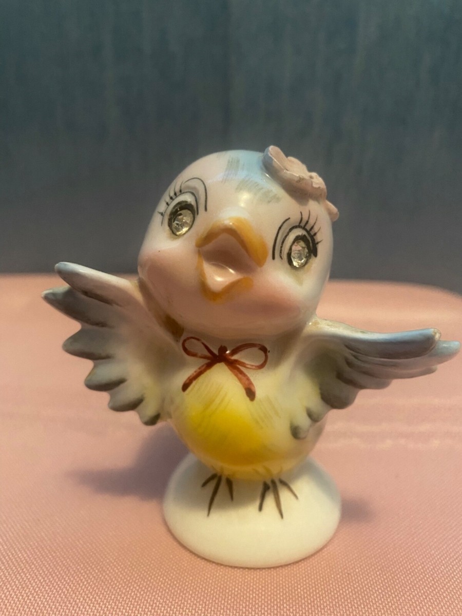 美品！ レフトン ブルーバード ソルト&ペッパー Vtg LEFTON MR. & MRS. BLUEBIRD SALT & PEPPER SHAKERS