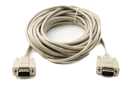 SYSTEM-S Nullmodem Kabel 10m - DB9 Buchse Zu Buchse RS232
