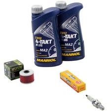 Revisione per Honda XR 250 R ME08 XR250 1996-2004 Kit Olio 2L Filtro Olio Candela