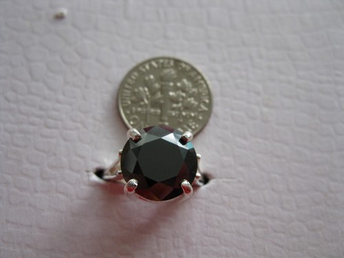 5.40ct NATURAL REAL BLACK DIAMOND RING,FREE DIAMOND TESTER,CERTIFICATE, SIZE 5 - Picture 12 of 12