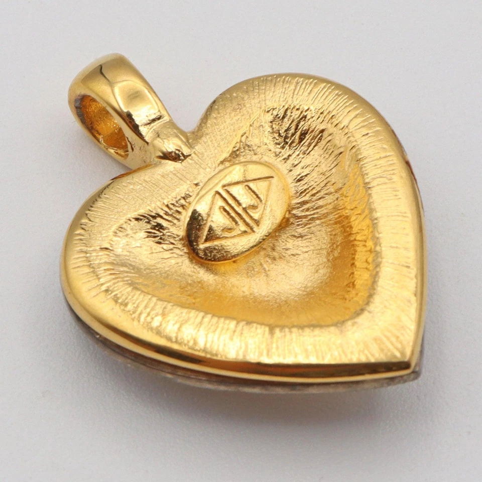 Lote de 7 Colgantes Corazón Marcasita Chapados en Oro Judith Jack De Colección 87 Gramos Foto 3 de 4