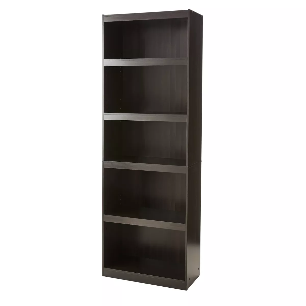 Mainstays Framed 5 Shelf Bookcase Espresso Bookshelves Home