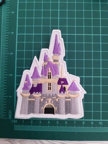 Blue castle patch Disney fairytale Embroidered Iron sew on clothes Patch - Picture 14 of 144