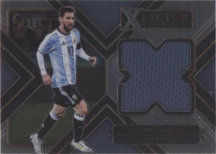 2017-18 Panini Select - X Factor Memorabilia Lionel Messi #XF-LM (MEM ...