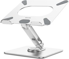 BESIGN LSX7 Laptop Stand with 360  Rotating Base, Ergonomic Adjustable Notebook