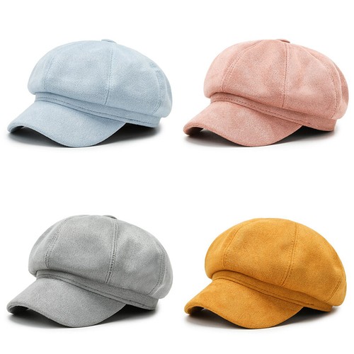 tcax Cappello Donna Cappellini da Strillone Cappellino da Strillone da Donna Gatsby Ottagonale Baker Berretto con Visiera Cappello da Guida Cappellino da Protezione Solare Femminile Cappellino da