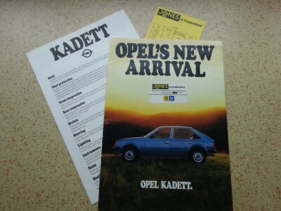 OPELS NEUZUGANG - OPEL KADETT - ORIGINAL AUTO VERKAUFSPROSPEKT - vom Juni 1979.