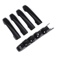 Glossy Black 4 Door Handle Add-on Cover Garnish Fit For Honda Pilot 2003-2008