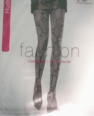 Hudson Fashion Strumpfhose Snake 40 Den Größe 38 - 40  Farbe Black Wie Foto